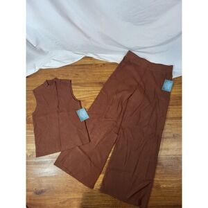 NWT Abbott Elementary 2 Piece Knit Mock Neck Jcpenney Read Two Sizes